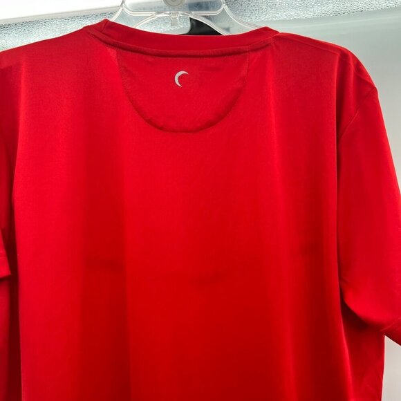 Zyia Active Men's Short Sleeve T-Shirt Red/Black Size XL - Picture 6 of 9